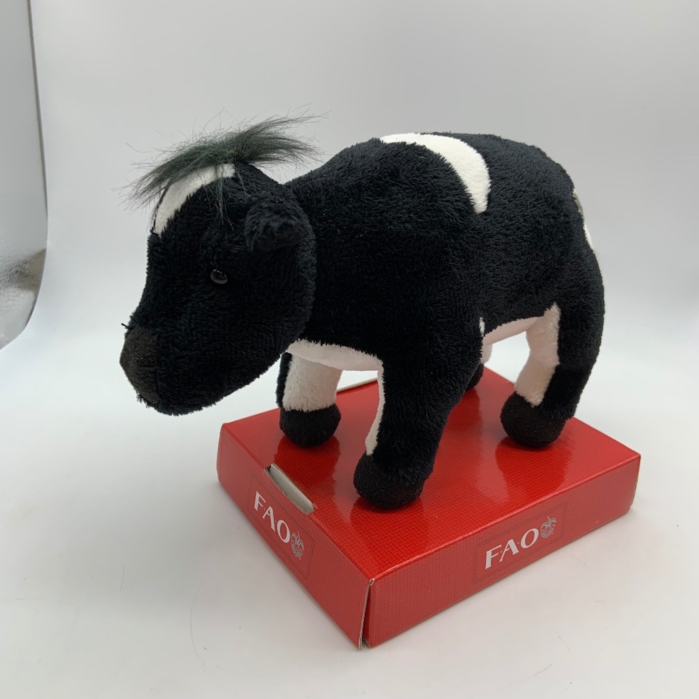 Fao Schwarz A Plus Cow Farm Animal Plush Stuffed Animal Toys R Us